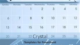  Presentation with faces - PPT theme consisting of clock-faces-and-calendar-composite background and a light blue colored foreground