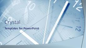  Presentation with faces - Slide deck consisting of clock-faces-and-calendars-composite background and a sky blue colored foreground