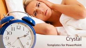  Presentation with sleep - Colorful theme enhanced with clock with sleep at night backdrop and a lemonade colored foreground