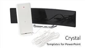  Presentation with weather - Audience pleasing PPT layouts consisting of humidity temperature monitor - clock with weather station isolated backdrop and a white colored foreground