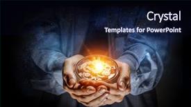  Presentation with palm - Audience pleasing slide deck consisting of clockwork in palm mixed media backdrop and a wine colored foreground