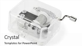  Presentation with hamilton the musical - Colorful presentation theme enhanced with clockwork toy transparent musical box backdrop and a white colored foreground