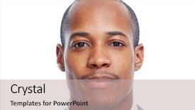  Presentation with african american couples on the marriage - Cool new presentation theme with close - african-american man face backdrop and a mint green colored foreground