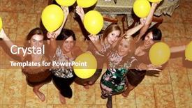  Presentation with wedding - Amazing theme having close friend - party bridesmaids before the wedding backdrop and a red colored foreground