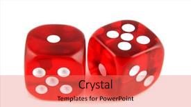  Presentation with numbers - Presentation theme having close up - showing the numbers background and a coral colored foreground