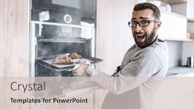  Presentation with close up of young girls - Cool new PPT layouts with close-up-a-young-man backdrop and a lemonade colored foreground