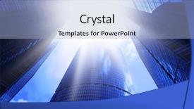  Presentation with sun life financial - PPT theme having close-up and sun glare background and a light blue colored foreground