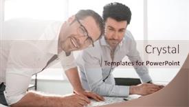  Presentation with architects - Presentation consisting of close-up-architects-make-sketches background and a coral colored foreground