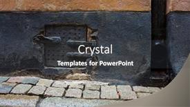  Presentation with architectural - Presentation theme having close-up-architectural-detail background and a dark gray colored foreground