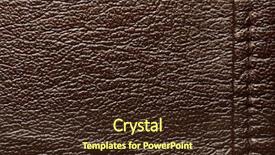  Presentation with brown leather - Presentation with close-up-brown-leather-picture background and a tawny brown colored foreground