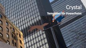  Presentation with toronto - Slide set enhanced with close up detail of toronto background and a ocean colored foreground