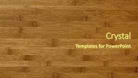  Presentation with wood texture - Audience pleasing presentation theme consisting of close up detail of wood backdrop and a tawny brown colored foreground