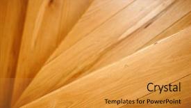  Presentation with wooden - Colorful PPT layouts enhanced with close up detail of wooden backdrop and a gold colored foreground