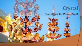  Presentation with myanmar bagan - PPT theme with close-up-details-of-shwezigon background and a light blue colored foreground
