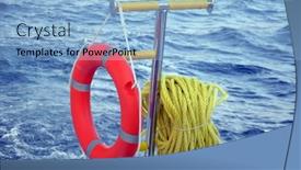  Presentation with sail - PPT theme with close-up-detale-sail-boat background and a light blue colored foreground