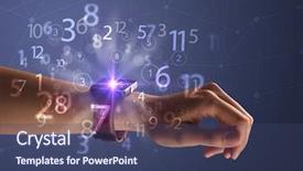  Presentation with female - Beautiful PPT layouts featuring close up female naked hand backdrop and a  colored foreground