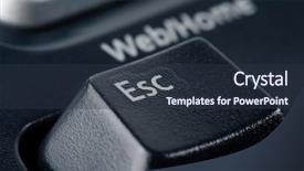  Presentation with ergonomic - Cool new presentation theme with close up focus on esc backdrop and a tawny brown colored foreground