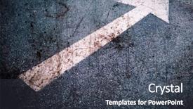  Presentation with turkey style travel - Audience pleasing slide deck consisting of close up grunge style arrow backdrop and a tawny brown colored foreground