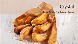  Presentation with french fries - Amazing theme having starches sauce - close-up home made french fries backdrop and a coral colored foreground