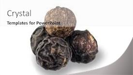  Presentation with pepper - Audience pleasing theme consisting of close-up-image-of-black backdrop and a white colored foreground