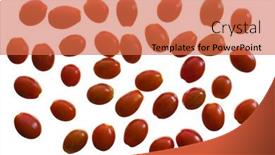  Presentation with cherry - Colorful slide set enhanced with close-up-image-of-cherry backdrop and a red colored foreground