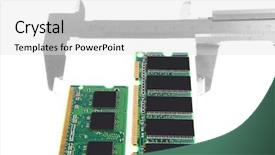  Presentation with module - Audience pleasing PPT theme consisting of close up image of memory backdrop and a white colored foreground