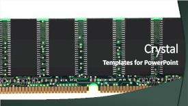  Presentation with module - Beautiful presentation theme featuring close up image of memory backdrop and a dark gray colored foreground