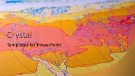  Presentation with climate - Beautiful presentation theme featuring close-up-image-of-part backdrop and a coral colored foreground