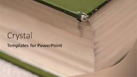  Presentation with corner - Cool new presentation theme with close-up-image backdrop and a coral colored foreground