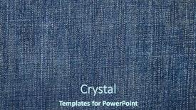  Presentation with texture jeans texture denim - PPT theme with close up jeans denim texture background and a ocean colored foreground