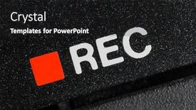  Presentation with photograph - Colorful PPT layouts enhanced with close-up-macro-photograph backdrop and a black colored foreground