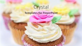  Presentation with purple rose - Audience pleasing slides consisting of close-up-macro-shot backdrop and a blonde colored foreground