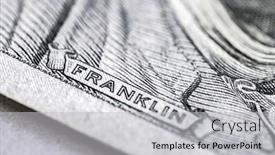  Presentation with united states treasury - Theme consisting of close-up-macro-view background and a  colored foreground