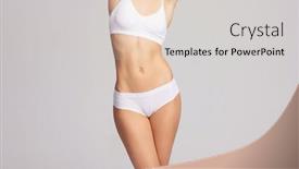  Presentation with woman body - Slides enhanced with close-up-of-a-beautiful background and a lemonade colored foreground