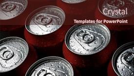  Presentation with beer - PPT layouts featuring close-up-of-a-beer background and a wine colored foreground