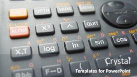  Presentation with scientific - Theme with close-up-of-a-black background and a gray colored foreground