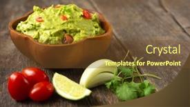  Presentation with mexican - Slide deck consisting of close-up-of-a-bowl background and a tawny brown colored foreground