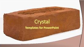  Presentation with brick - Slides having close-up of a brick background and a  colored foreground