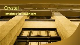  Presentation with classical - Beautiful presentation theme featuring olympus digital camera palm trees swaying in the light breeze of a tropical island backdrop and a light gray colored foreground