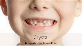  Presentation with lost - PPT theme consisting of close-up-of-a-child background and a lemonade colored foreground