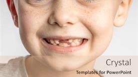  Presentation with lost - Colorful presentation enhanced with close-up-of-a-child backdrop and a coral colored foreground