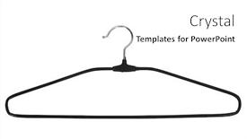  Presentation with close up of rusty rebar - Amazing presentation theme having close-up-of-a-coathanger backdrop and a white colored foreground