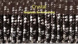  Presentation with white black grafitti - PPT theme having close-up-of-a-coil background and a tawny brown colored foreground