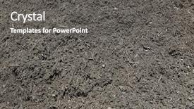  Presentation with compost - Audience pleasing PPT layouts consisting of close up of a compost backdrop and a dark gray colored foreground