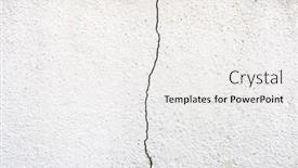  Presentation with concrete cracked - Cool new presentation theme with close-up-of-a-cracked backdrop and a white colored foreground