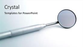  Presentation with mirror - Beautiful slide deck featuring close-up of a dental backdrop and a white colored foreground