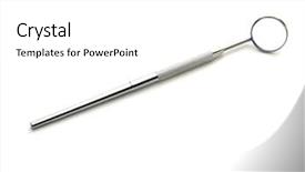  Presentation with dental economics - Colorful PPT theme enhanced with memorial - old cross in a cemetery backdrop and a gray colored foreground