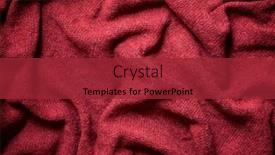  Presentation with fabric - Slide set with close-up-of-a-garnet background and a red colored foreground