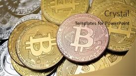  Presentation with bitcoin - Audience pleasing PPT layouts consisting of close-up-of-a-group backdrop and a gold colored foreground