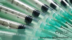  Presentation with green - Theme with close-up-of-a-group background and a seafoam green colored foreground